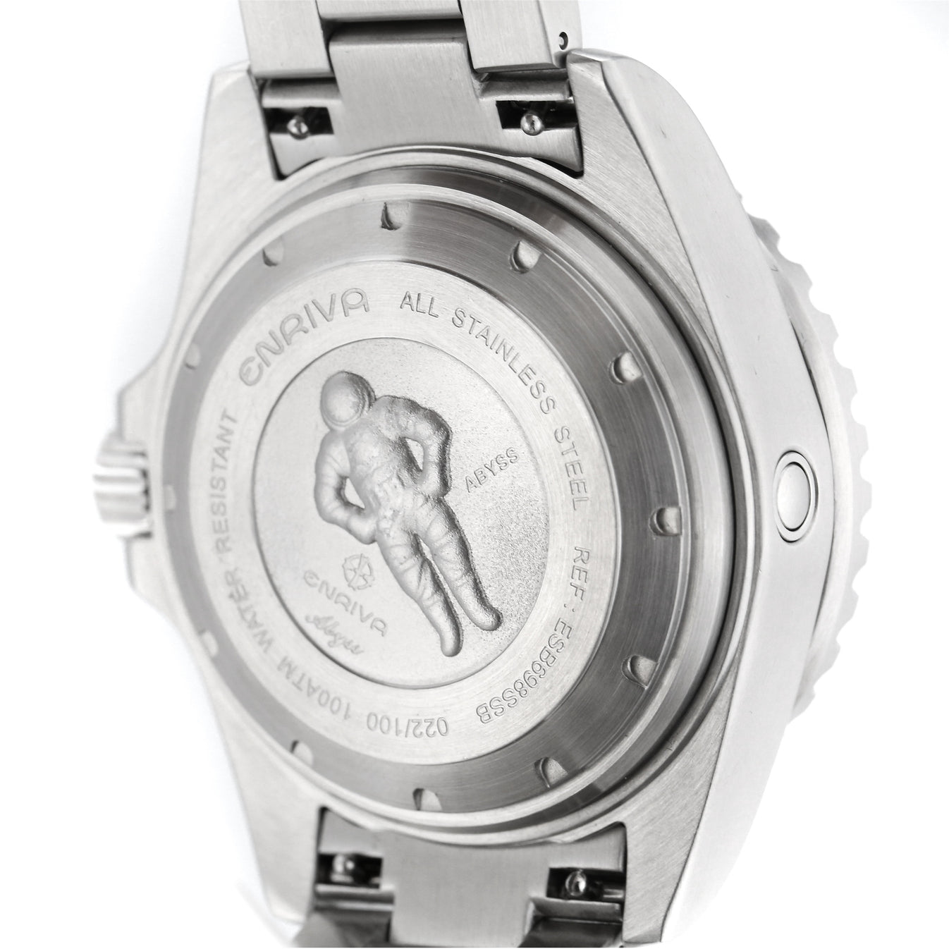 ENRIVA Men's 1000m Automatic Pro Diver Watch Aluminium Bezel Diving Wa